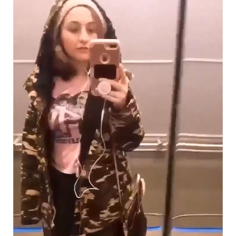 Army Sherpa hoodie, zip up jacket - Picture 2 of 6